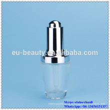 30ml empty serum dropper bottle with electroplate dropper